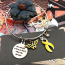 Pick Your Ribbon Bracelet - She Needed a Hero, So That's What She Became - Rock Your Cause Jewelry