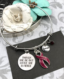 Pick Your Ribbon Bracelet - Though She Be But Little, She is Fierce - Rock Your Cause Jewelry