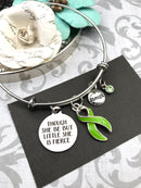 Pick Your Ribbon Bracelet - Though She Be But Little, She is Fierce - Rock Your Cause Jewelry