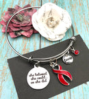 Pick Your Ribbon Bracelet - She Believed She Could, So She Did - Rock Your Cause Jewelry