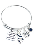 Zebra Ribbon Charm Bracelet - You are More Loved Than You Could Possibly Knonw