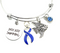 Periwinkle Ribbon – Just Keep Swimming Charm Bracelet