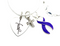 Purple Ribbon Faith Necklace