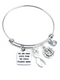 White Ribbon Bracelet - You are More Loved Than You Could Possibly Know