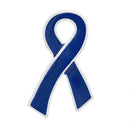 Dark Navy Blue Ribbon / Lapel, Hat, Lab Coat Pin - Rock Your Cause Jewelry