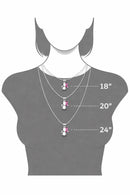 Green Awareness Ribbon Necklace with Faith Heart & Pavé Cross – Mental Health, Organ Donation, Kidney Disease & Inspirational Christian Gift
