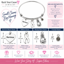 Choose Your Awareness Ribbon Survivor Bracelet – Any Ribbon Color, Cancer Survivor Gift, Boxing Glove Fighter Jewelry