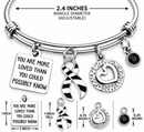 Zebra Awareness Ribbon Bracelet, You Are More Loved Gift, Rare Disease Ehlers Danlos Support, Rare Cancer Survivor Jewelry