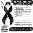 Black Awareness Ribbon Boxing Glove Keychain, Warrior Keychain, Melanoma Cancer Gift, Skin Cancer Survivor Gift, Sleep Disorder Support