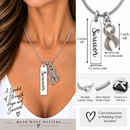 Gray Awareness Ribbon Survivor Necklace – Brain Cancer, Brain Tumor & Chronic Illness Survivor Gift