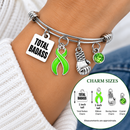 Lime Green Awareness Ribbon Total Badass Bracelet – Lymphoma, Lyme Disease, Muscular Dystrophy & Chronic Illness Fighter Gift