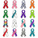 Awareness Ribbon Pin – Choose Your Ribbon Color – Cancer Survivor Pin, Chronic Illness, Mental Health, Rare Disease Awareness Lapel Pin