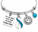 You Are More Loved Gift, Cervical Cancer Support Jewelry, Survivor Encouragement Bracelet