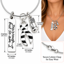 Zebra Ribbon Necklace, Rare Disease Awareness Gift, This Is Tough But So Am I Necklace, Ehlers Danlos EDS Gift, Cancer Fighter Jewelry