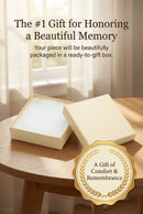 Pink Ribbon Necklace - A Piece of My Heart Is In Heaven / Memorial, Sympathy Gift - Rock Your Cause Jewelry