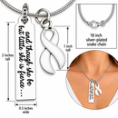 White Ribbon Necklace, Lung Cancer Awareness Gift, Lung Cancer Survivor Jewelry, She Is Fierce Necklace, Cancer Warrior Encouragement Gift