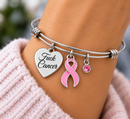 Fuck Cancer Bracelet – Choose ANY Awareness Ribbon Color | Cancer Warrior, Survivor & Fighter Gift