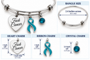 Fuck Cancer Bracelet – Choose ANY Awareness Ribbon Color | Cancer Warrior, Survivor & Fighter Gift