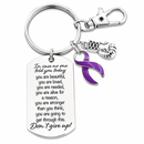 Pick Your Ribbon Keychain - Encouragement Poem / Quote - Don't Give Up
