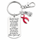 Pick Your Ribbon Keychain - Encouragement Poem / Quote - Don't Give Up