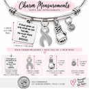 Gray Ribbon Brain Cancer Awareness Bracelet – Brain Tumor Fighter Gift, BADASS Cancer Survivor Bracelet with Boxing Glove
