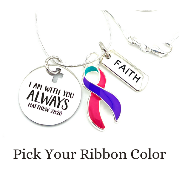 Pick Your Ribbon Necklace - I Am With You Always