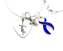 Blue & Purple Faith Necklace / Encouragement Gift