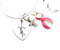 Pink Ribbon Faith Necklace / Breast Cancer Survivor