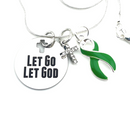 Pick Your Ribbon Necklace - Let Go, Let God