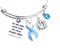 Light Blue Ribbon - You are More Loved than You Know Bracelet