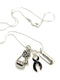 Black Ribbon Boxing Glove Necklace - Rock Your Cause Jewelry