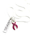 Pick Your Ribbon Necklace - and Though She Be But Little, She is Fierce - Rock Your Cause Jewelry