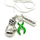 Green Ribbon Boxing Glove Necklace