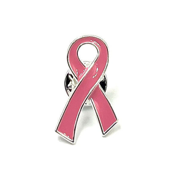 Pink Ribbon / Lapel Hat Pin / Breast Cancer Survivor / Awareness - Wedding Accessory - Rock Your Cause Jewelry