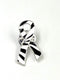 Zebra Ribbon / Lapel, Hat, Lab Coat, Lanyard Pin - Rock Your Cause Jewelry