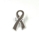 Gray (Grey) Ribbon - Awareness Lapel Pin