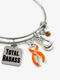 Pick Your Ribbon Bracelet - Total Badass / Boxing Glove - Rock Your Cause Jewelry