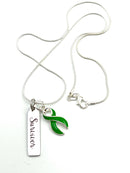 Green Ribbon Survivor Necklace