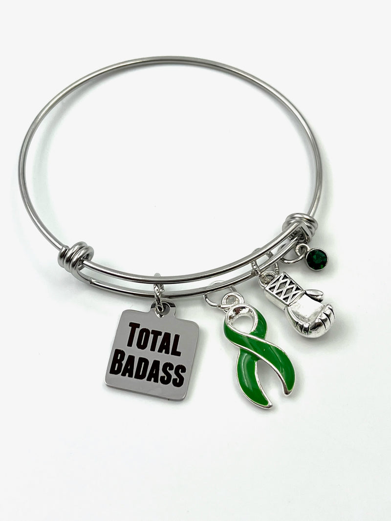Green Ribbon Total Badass Charm Bracelet