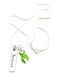 Lime Green Ribbon Survivor Necklace
