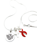 Pick Your Ribbon Necklace - I Will Hold You Up When Your Strength Fails