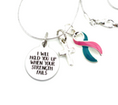 Pick Your Ribbon Necklace - I Will Hold You Up When Your Strength Fails