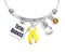 Gold Ribbon Total Badass Charm Bracelet