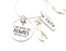 White Ribbon Necklace - I Am With You Always - Matthew 28:20