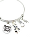 Zebra Ribbon Bracelet - Stronger Than The Storm