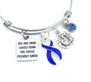 Periwinkle Ribbon Bracelet - You Are More Loved Than You Could Possibly Know