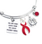 Red Ribbon Bracelet - You Are More Loved Than You Could Possibly Know