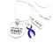 Violet Purple Ribbon Necklace - I Am With You Always - Matthew 28:20