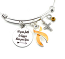 Pick Your Ribbon Bracelet - Let Your Faith be Bigger than Your Fear - Rock Your Cause Jewelry