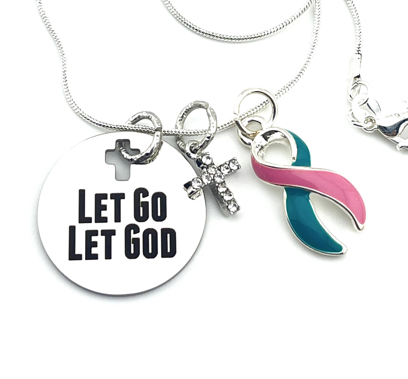 Pick Your Ribbon Necklace - Let Go, Let God